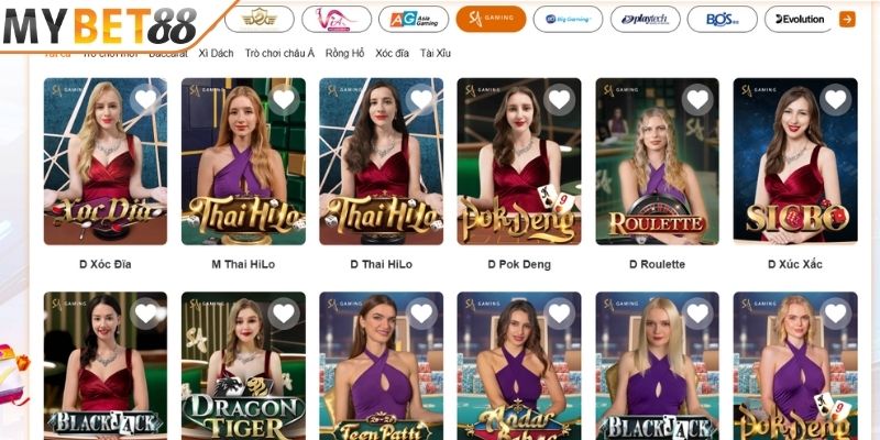 Đơn vị cung cấp game SA Casino Đơn vị cung cấp game SA Casino